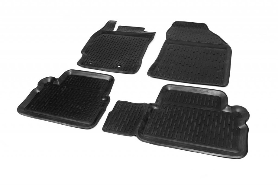 Toyota Corolla 2007-2013 рр. Гумові килимки (4 шт, Niken 3D) Фото 1