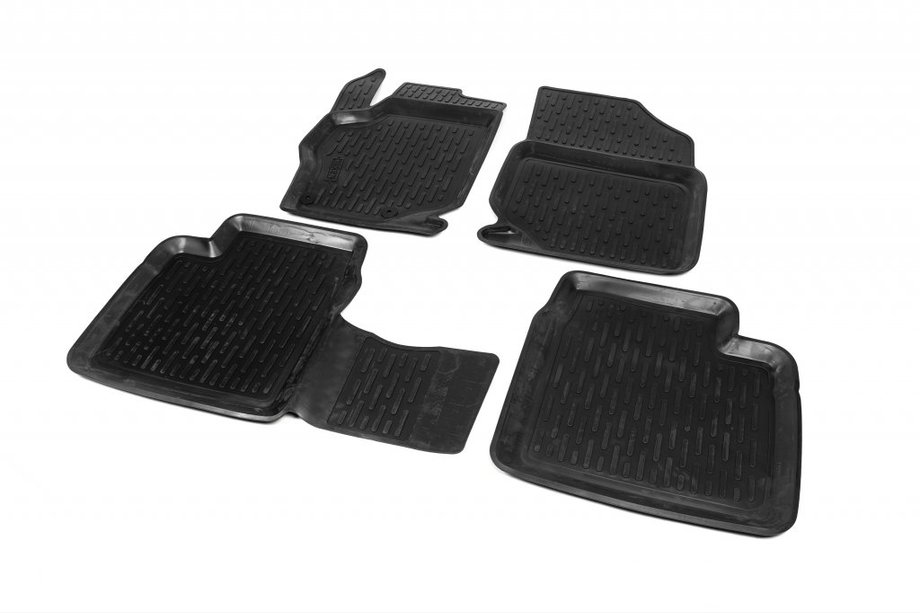 Citroen C-Elysee 2013-2022 рр. Гумові килимки (4 шт, Niken 3D) Image