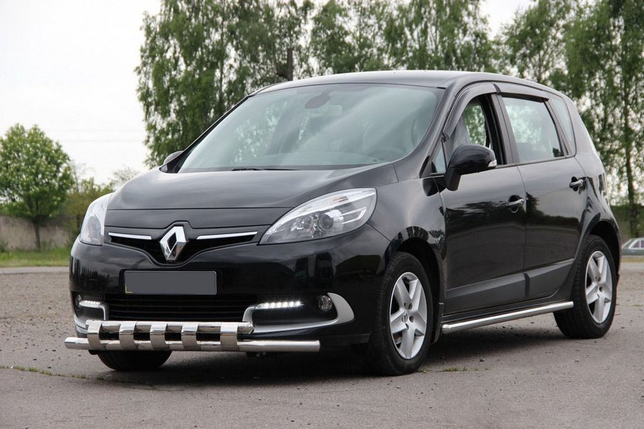 Renault Scenic/Grand 2009-2016 рр. Передня дуга ST015 (нерж.) Image