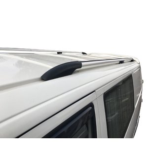 Рейлінги Хром DORA (метал. крепл.) Volkswagen T4 Caravelle/Multivan 1990-2003 рр. фото 1