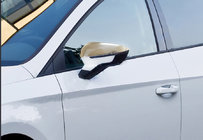 Seat Leon 2013-2020 рр. Накладки на дзеркала (2 шт., нерж) фото 3