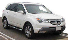 Acura MDX 2007-2013 рр. Бічні труби (2 шт, нерж) фото 1