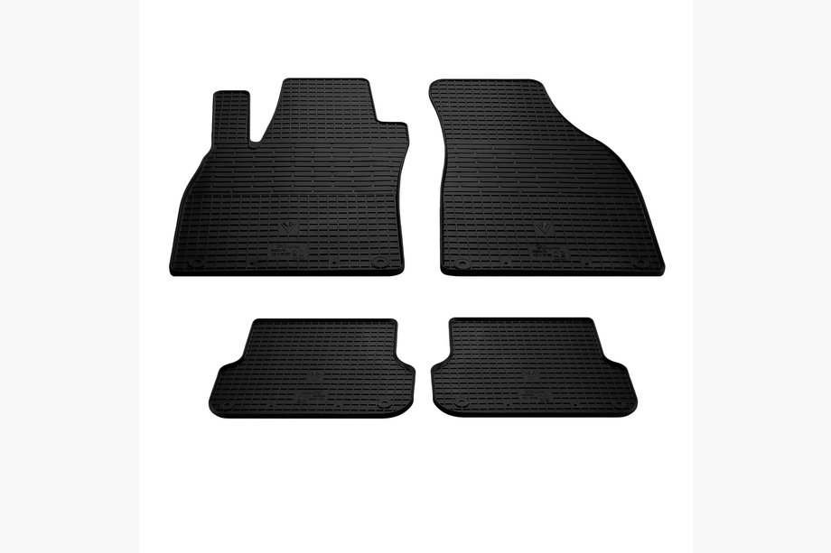 Audi A4 B6 2000-2004 рр. Гумові килимки Stingray (4 шт, гума) Image