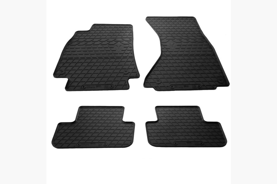 Audi A4 B8 2007-2015 рр. Килимки Stingray (4 шт, гума) Image