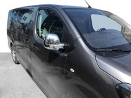 Toyota Proace 2016- рр. Накладки на дзеркала (2 шт., пласт.) фото 1