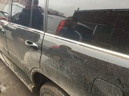 Toyota Land Cruiser 100 1998-2007 рр. Окантовка вікон (6 шт, нерж) фото 6