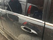 Toyota Land Cruiser 100 1998-2007 рр. Окантовка вікон (6 шт, нерж) фото 3