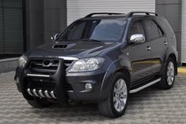 Toyota Fortuner 2006-2015 рр. Бокові пороги King (2 шт., алюм) фото 4