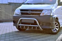 Toyota HiAce Кенгурятник WT003 (нерж) фото 5