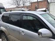 Toyota Land Cruiser Prado 120 2002-2009 рр. Рейлінги Чорні турецькі фото 8