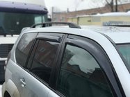 Toyota Land Cruiser Prado 120 2002-2009 рр. Рейлінги Чорні турецькі фото 7