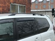 Toyota Land Cruiser Prado 120 2002-2009 рр. Рейлінги Чорні турецькі фото 5