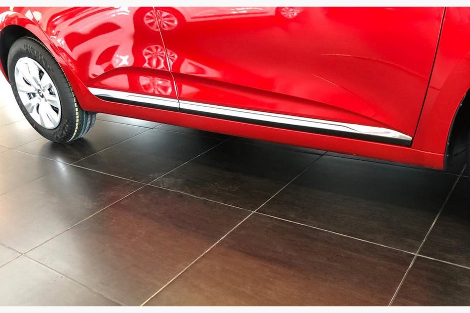 Renault Clio V 2019- рр. Накладки на дверний молдинг (нерж) Image