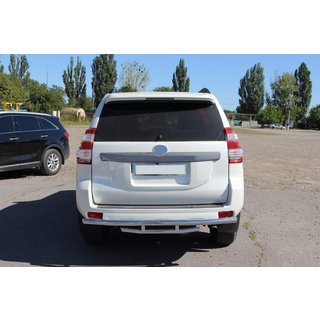 Задня дуга AK002-2v1 (нерж) Toyota Land Cruiser Prado 150 2009-2023 рр. фото 2