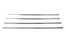 Mitsubishi Lancer X 2008- рр. Зовнішня окантовка вікон (4 шт., нерж.) фото 4