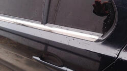 Mitsubishi Lancer X 2008- рр. Зовнішня окантовка вікон (4 шт., нерж.) фото 2