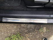 Nissan Qashqai 2007-2010 рр. Накладки на пороги (Omsa, 4 шт, нерж.) фото 7