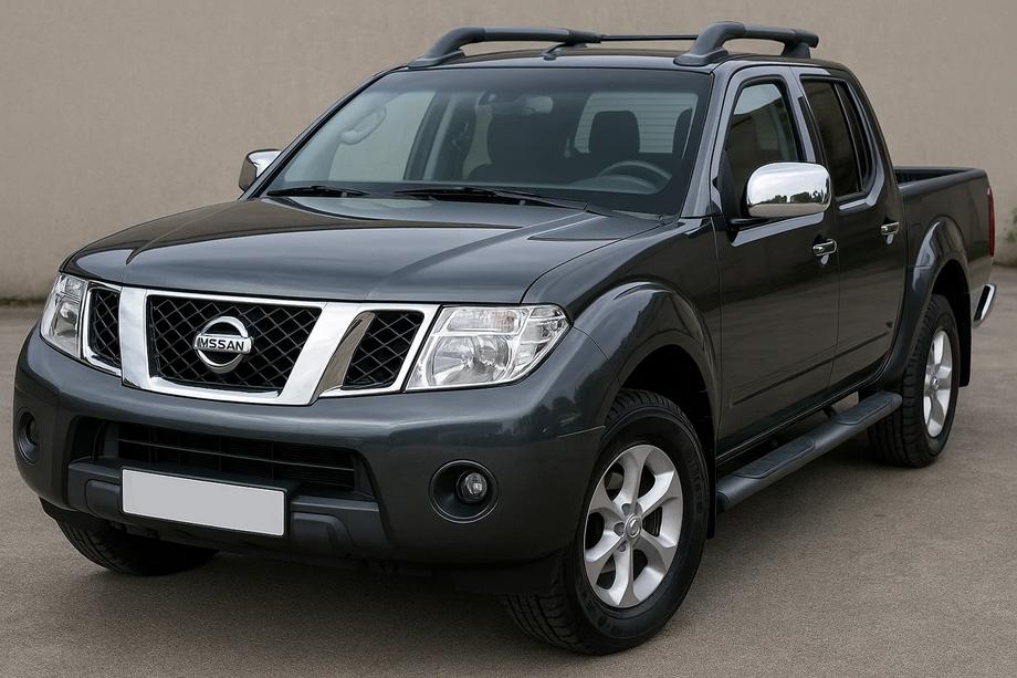 Nissan Navara 2006-2015 рр. Накладки на дзеркала (2 шт, нерж.) Фото 3