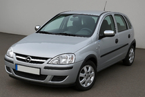 Opel Corsa C 2000-2006 рр. Накладки на дзеркала (2 шт, нерж.) фото 1
