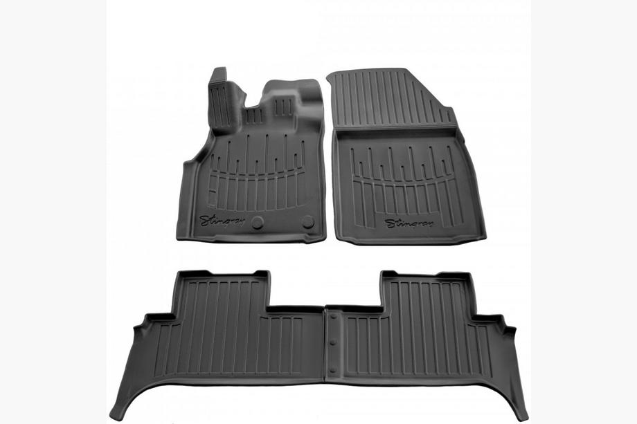 Renault Scenic/Grand 2009-2016 рр. Килимки Stingray 3D (4 шт, поліуретан) Image