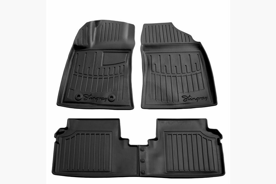 Toyota Avensis 2009-2018 рр. Килимки Stingray 3D (4 шт, поліуретан) Image