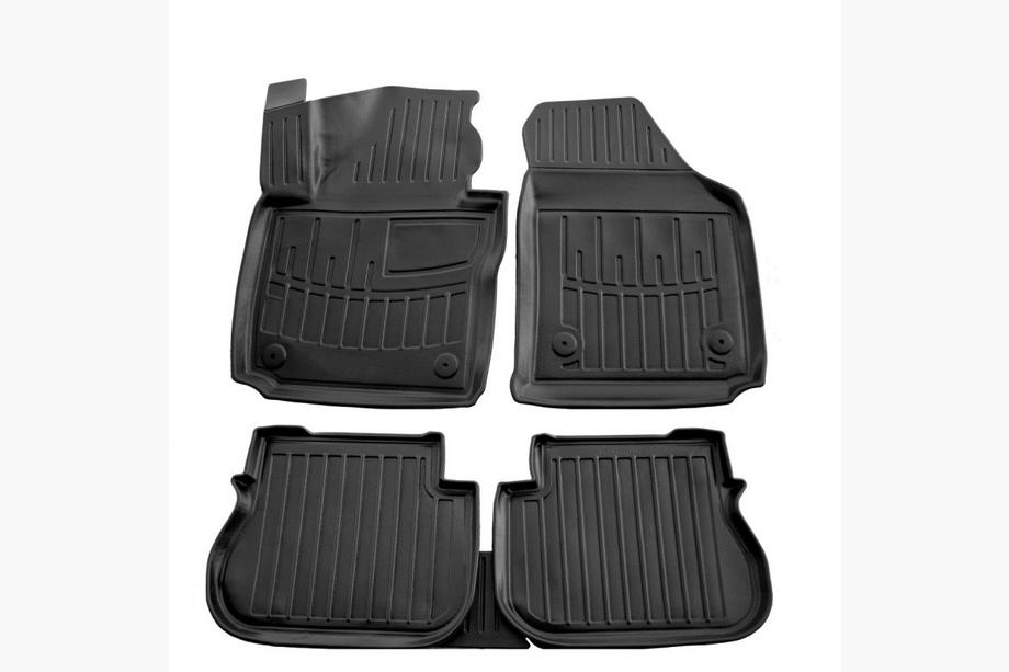 Volkswagen Caddy 2004-2010 рр. Килимки Stingray 3D (4 doors) (5 шт, поліуретан) Image