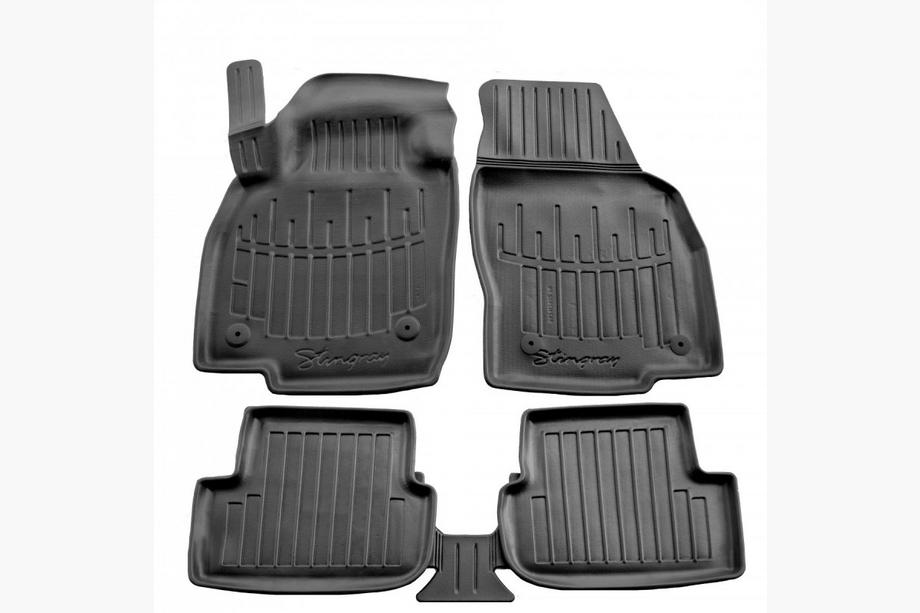 Volkswagen Polo 2017- рр. Килимки Stingray 3D (5 шт, поліуретан) Image