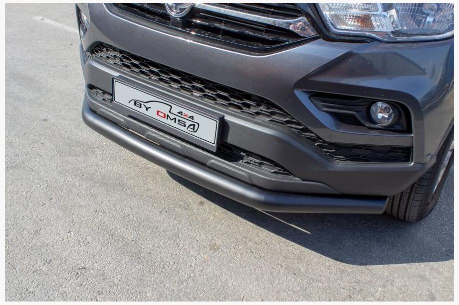 SsangYong Musso ІІ 2018- рр. Передній захист Texas (76мм, чорний) Image
