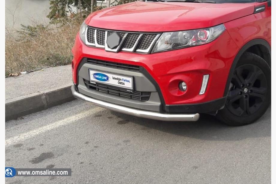 Suzuki Vitara 2015- рр. Передній захист Texas (60мм, нерж) Image