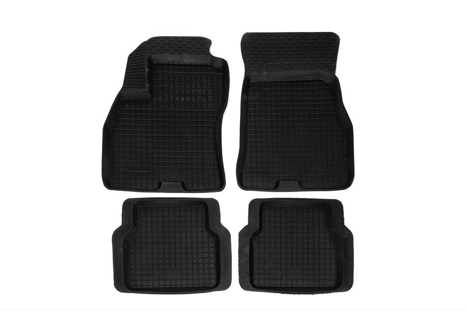 Opel Combo 2012-2018 рр. Гумові килимки з бортом (4 шт, Polytep) Фото 1