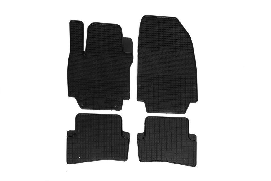 Renault Captur 2013-2019 рр. Гумові килимки (4 шт, Polytep) Фото 1