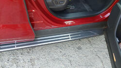 Toyota Highlander 2019- рр. Бокові підніжки OEM V1 (2 шт., Алюміній) фото 6