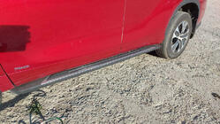 Toyota Highlander 2019- рр. Бокові підніжки OEM V1 (2 шт., Алюміній) фото 3