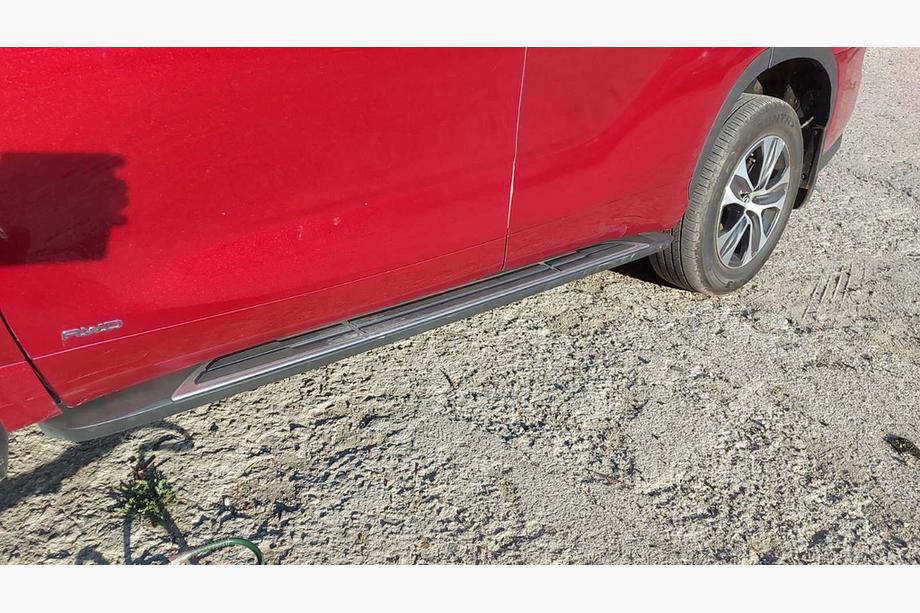 Toyota Highlander 2019- рр. Бокові підніжки OEM V1 (2 шт., Алюміній) Фото 3