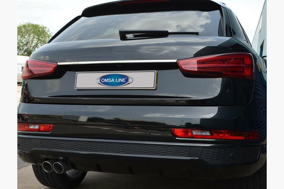 Audi Q3 2011-2019 рр. Хром планка над номером (нерж) Image