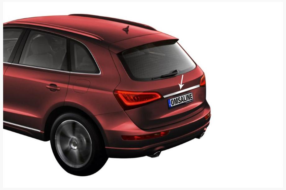 Audi Q5 2017-2025 рр. Хром планка над номером (нерж) Image