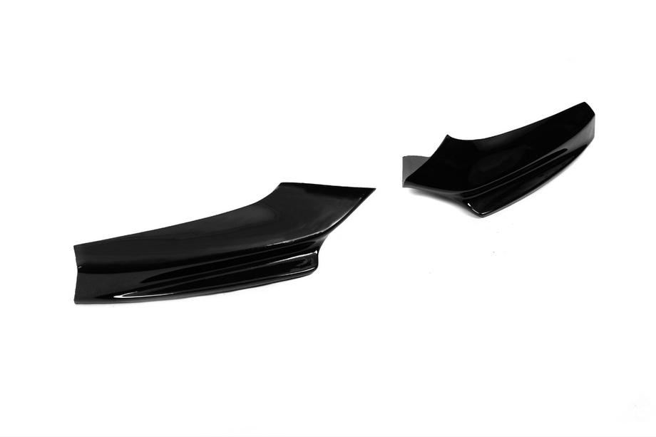 BMW 5 серія F10/F11 2010-2016 рр. Накладка на передній бампер DPT Flap (для M-Performance, чорний глянець) Фото 11