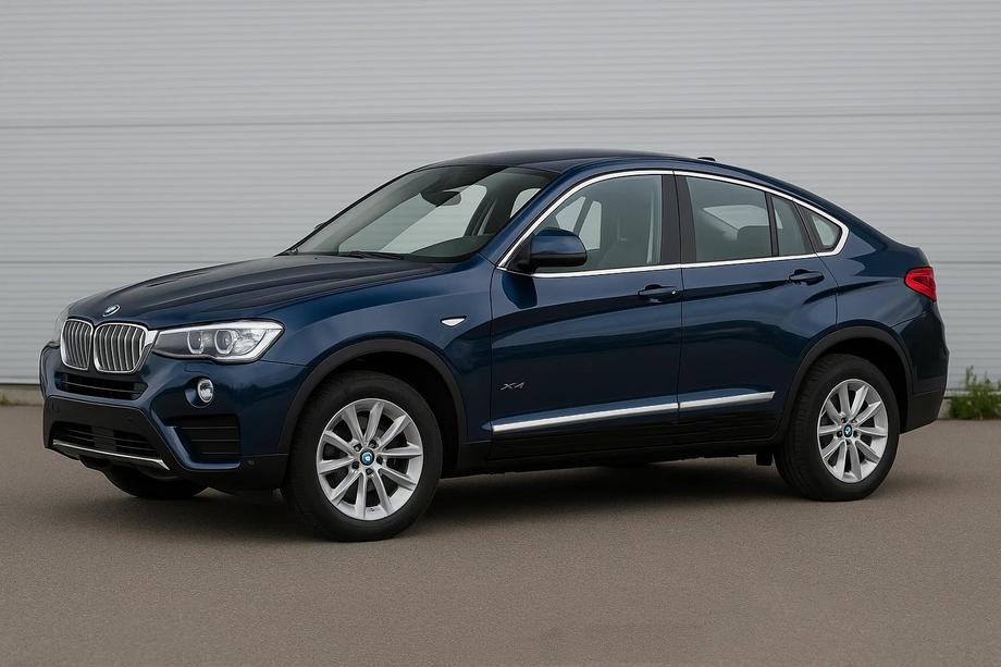 BMW X4 F26 2014-2018 рр. Молдинг дверний (4 шт, нерж) Image