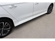 Peugeot 301 2012- рр. Бокові пороги 2017+ (під фарбування) фото 1