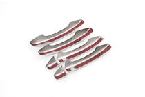 Dacia Jogger 2022- рр. Накладки на ручки (4 шт, нерж) фото 3