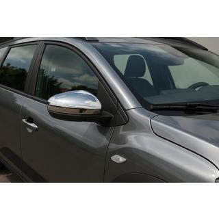 Накладки на дзеркала (2 шт, нерж) Dacia Jogger 2022- рр. фото 2