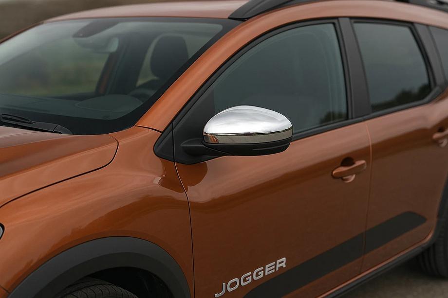 Dacia Jogger 2022- рр. Накладки на дзеркала (2 шт, нерж) Image