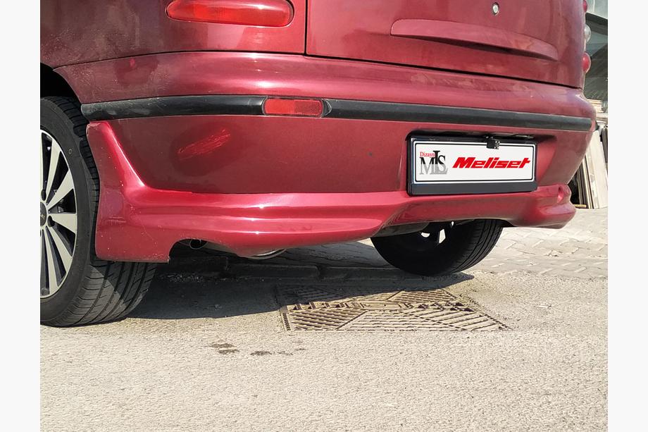 Fiat Bravo 2008-2016 рр. Накладка на задній бампер (Meliset, під покраску) Фото 1
