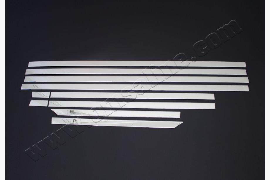 Citroen Jumper 2007-2025 рр. Нижні молдинги скла (к-т, нерж) Фото 3