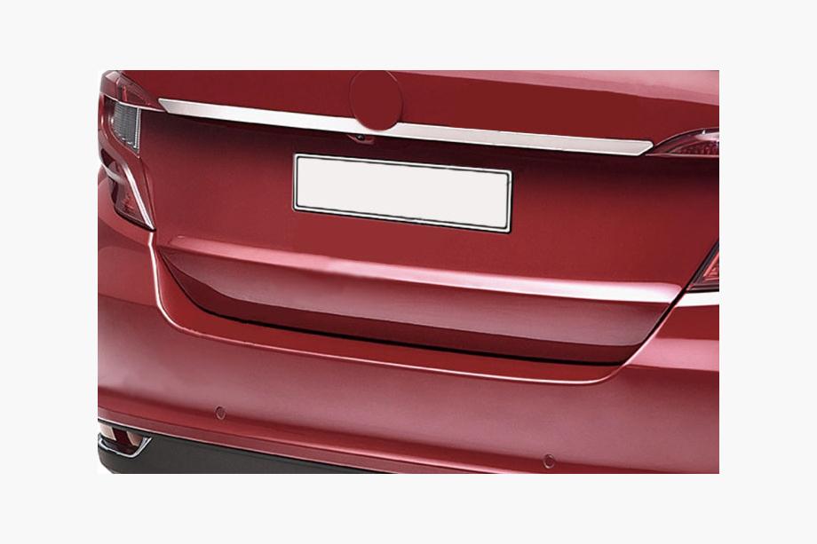 Fiat Tipo Cross 2021- рр. Хром планка над номером (нерж) Image
