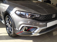 Fiat Tipo Cross 2021- рр. Окантовка протитуманних ліхтарів нерж) фото 1