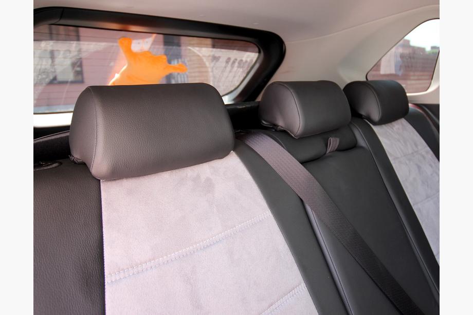 Toyota Rav 4 2019-2025 рр. Авточохли екошкіра+тканина+антара Antara A0010 (повний салон) Фото 10