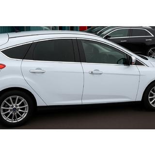 Повна окантовка вікон HB (12 шт, нерж) Ford Focus III 2011-2017 рр. фото 1