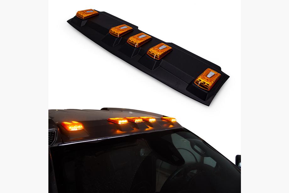 Ford Ranger 2011-2022 рр. Козирок лобового скла LED V2 Image