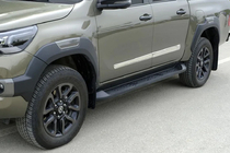 Ford Ranger 2011-2022 рр. Молдини на двері (4 шт, нерж) фото 4